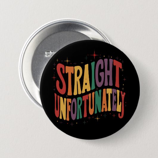 Unglücklicherweise erwachsen LGBTQ Pride Gay Button (Vorne & Hinten)