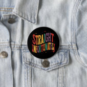 Unglücklicherweise erwachsen LGBTQ Pride Gay Button (Beispiel)