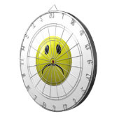 unglückliches Gesicht Dartscheibe (Vorderseite rechts)