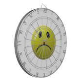 unglückliches Gesicht Dartscheibe (Vorderseite Links)