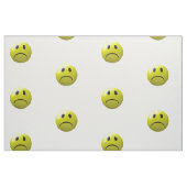 unglückliches Gesicht Emoji Stoff (Fat Quarter (45,7 x 55,9 cm))
