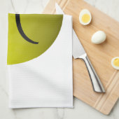 unglückliches Gesicht Geschirrtuch (Viertel Falte)