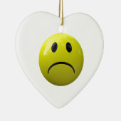 unglückliches Gesicht Keramikornament (Rechts)