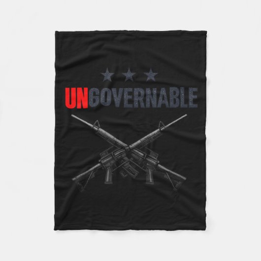Ungovernable Shirts Fleecedecke (Vorderseite)
