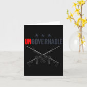 Ungovernable Shirts  Karte (Gelbe Blume)