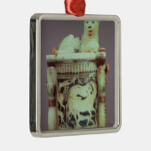 Unguentglas mit einer Zahl von der König als Löwe Ornament Aus Metall (Rechts)