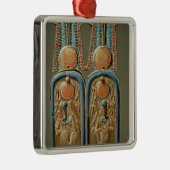 Unguentkasten in der Form eines Doppelten Silbernes Ornament (Rechts)