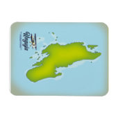 Unguja Island Reiseplan Magnet (Horizontal)