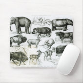 Ungulata oder Huftiere Mousepad (Mit Mouse)