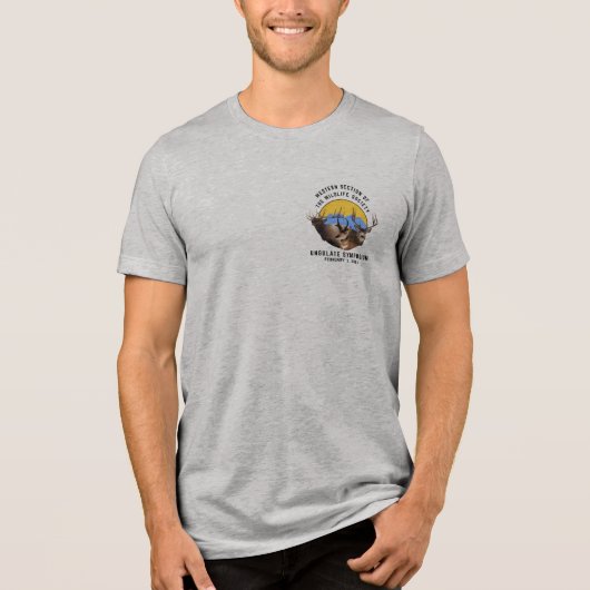 Ungulates Symposium T-shirt Tri-Blend Shirt (Vorderseite)