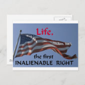 Ungültiges Recht Postkarte (Vorne/Hinten)