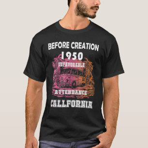 Ungünstige Teilnahme Kaliforniens vor der Gründung T-Shirt