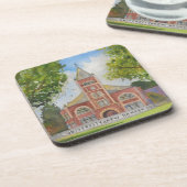 UNH T HALL - THOMPSON HALL WATERCOLOR DURHAM NH GETRÄNKEUNTERSETZER (Linke Seite)