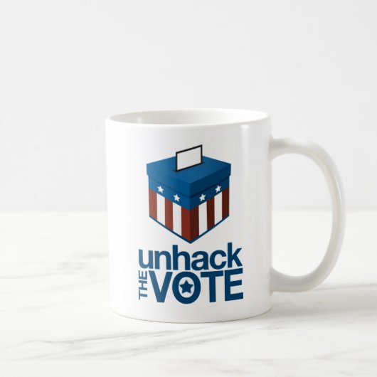 Unhack die Abstimmungs-Tasse Kaffeetasse (Rechts)