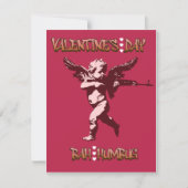 Unhappy Cupid Feiertagskarte (Vorderseite)