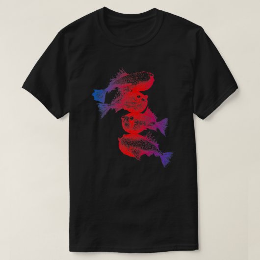Unhappy Fish T-Shirt (Design vorne)