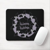 Unhappy Holiday Wreath Mousepad (Mit Mouse)