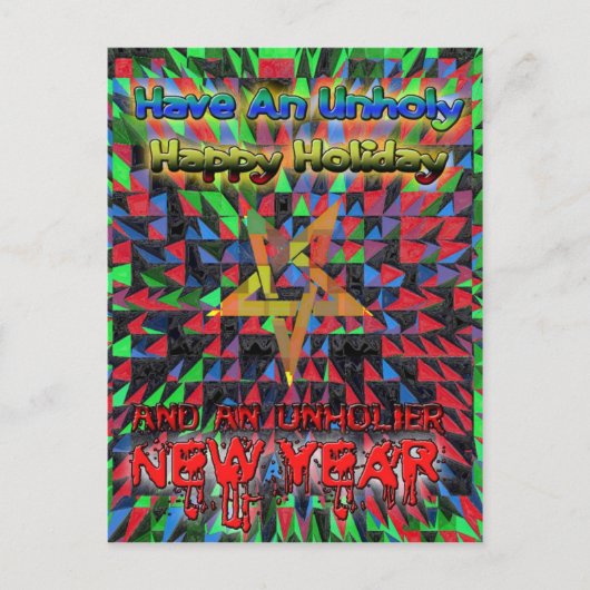 Unheilige Postkarte (Vorderseite)