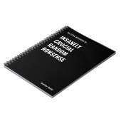 Unheimlich Cruiser Funny Zitat Office Notizblock (Linke Seite)