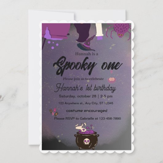 unheimlich einladung (Vorderseite)