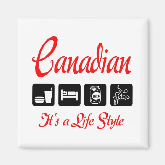 unheimlich kanadisch magnet (Vorne)