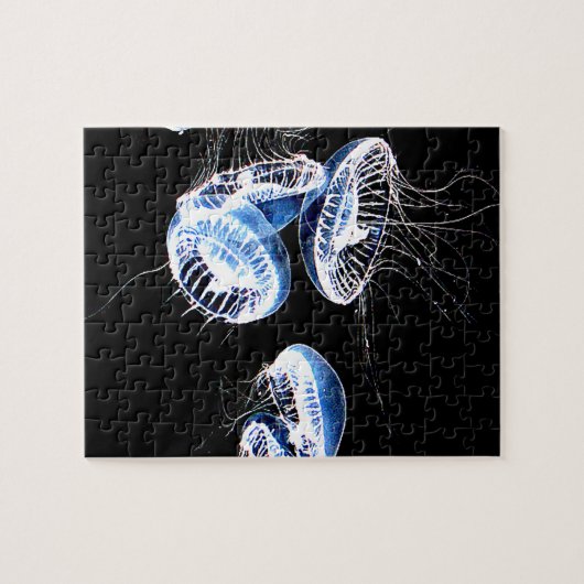 Unheimlich schönes "Mond-Quallen-" Puzzle (Horizontal)