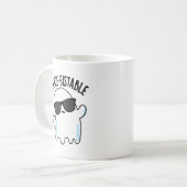 Unheimlich-widerstehlicher lustiger Geist-Wortwitz Kaffeetasse (Vorderseite Links)