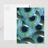unheimliche Augen Postkarte (Vorne/Hinten)