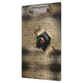 Unheimliche Augen V02 Klemmbrett (Links)