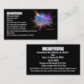 Unheimliche Entwurfs-Vorlagen-Visitenkarte Visitenkarte (Vorne/Hinten)