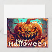 Unheimliche Jack-o-Lantern-Fledermäuse Halloween-K (Vorne/Hinten)