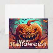 Unheimliche Jack-o-Lantern-Fledermäuse Halloween-K (Vorne/Hinten)