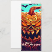 Unheimliche Jack-o-Lantern-Fledermäuse Halloween-K (Vorne/Hinten)