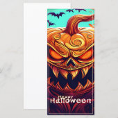 Unheimliche Jack-o-Lantern-Fledermäuse Halloween-K (Vorne/Hinten)