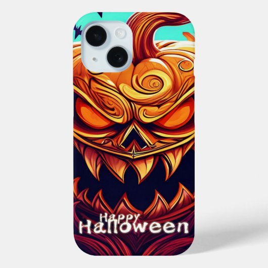 Unheimliche Jack-o-Lantern-Fledermäuse Halloween-K Case-Mate iPhone Hülle (Rückseite)