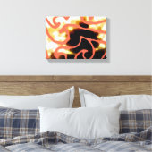 Unheimliche Kunst Leinwanddruck (Insitu (Schlafzimmer))
