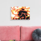 Unheimliche Kunst Leinwanddruck (Insitu (Wohnzimmer))