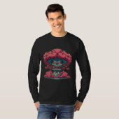Unheimliche Monster-Explosion Langarmshirt T-Shirt (Vorne ganz)