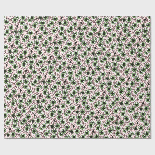 Unheimliche unheimliche Starren der Augapfel-|, Geschenkpapier (Flach)