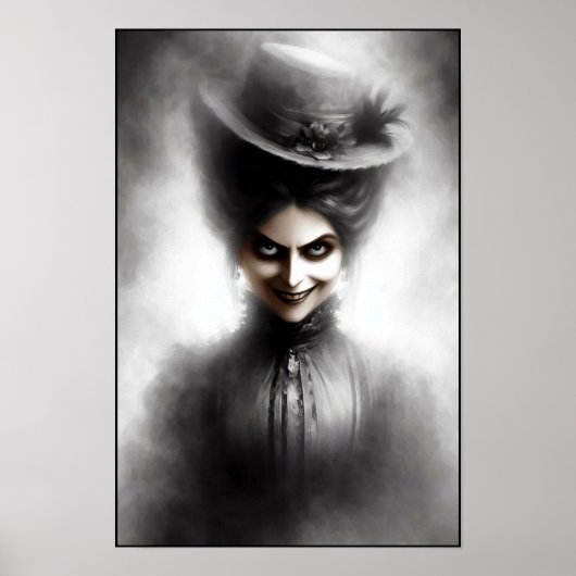 Unheimliche viktorianische Porträtkunst Poster (Vorne)