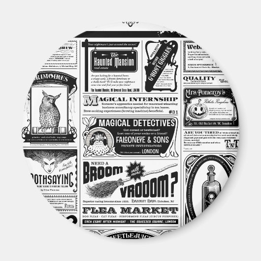 unheimliche Zeitung Magnet (Vorne)
