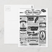unheimliche Zeitung Postkarte (Vorne/Hinten)