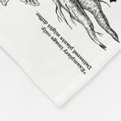 Unheimliche Zeitungsdecke Fleecedecke (Ecke)