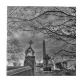 unheimlicher Friedhof Fliese (Vorderseite)