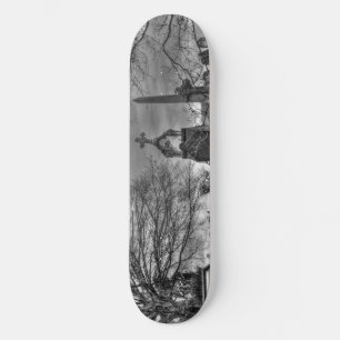 unheimlicher Friedhof Skateboard