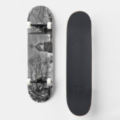 unheimlicher Friedhof Skateboard (Vorderseite)