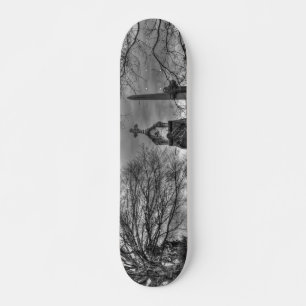 unheimlicher Friedhof Skateboard