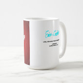unheimlicher Geschäftsmann mit Geld-Ohren Kaffeetasse (VorderseiteRechts)