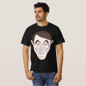 unheimlicher Geschäftsmann mit Geld-Ohren T-Shirt (Vorne ganz)