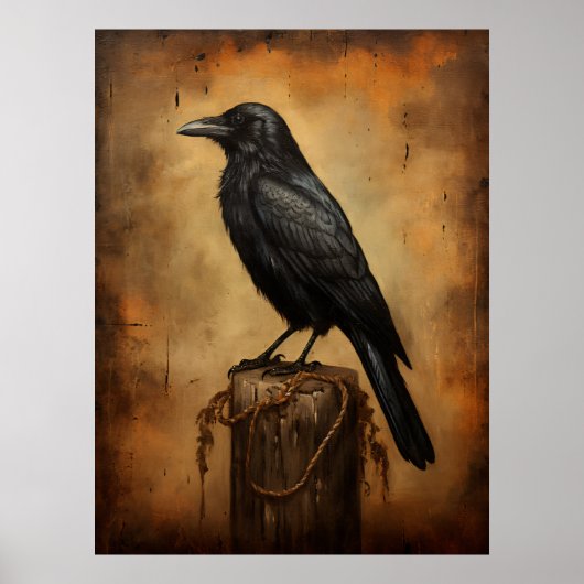 Unheimlicher Rabe Poster (Vorne)